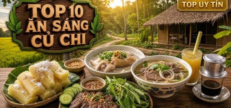 Ăn sáng Củ Chi – Top 10+ món, quán ngon phải thử ĂN SÁNG CỦ CHI